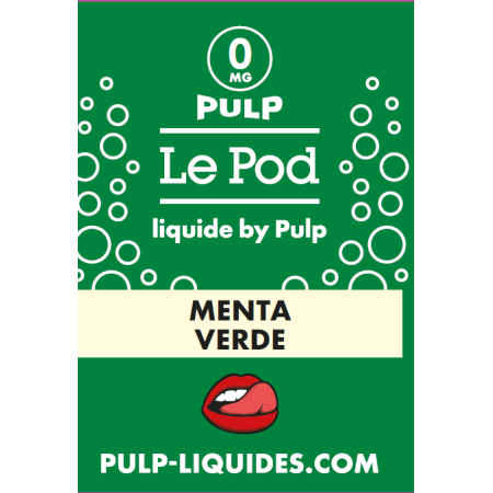Pulp Pod Fizz- Menta Verde