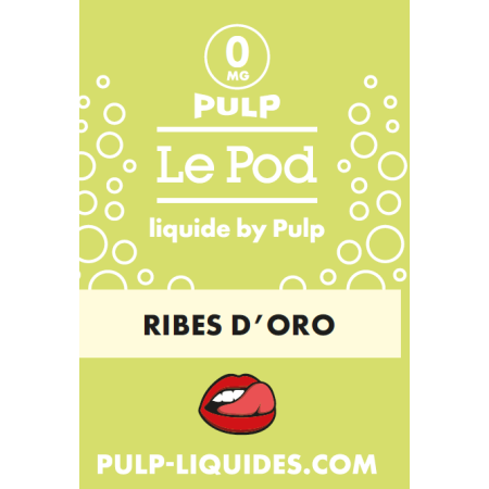 Pulp Pod Fizz- Ribes D'Oro