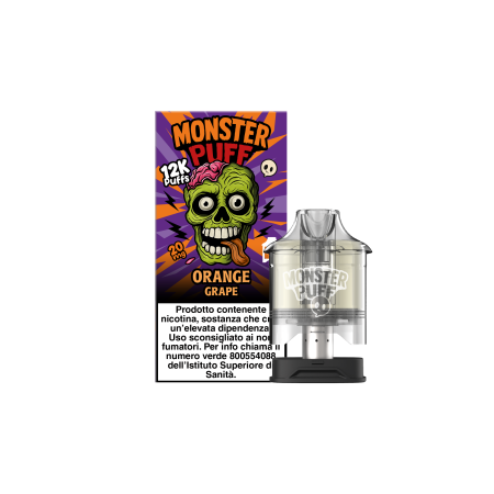 Refill Monster Puff - Orange Grape
